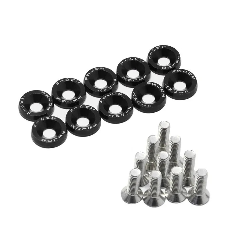 10 PCS M6 Car Fasteners Fender - огляд і ціна Bumper Plate 10Kg